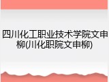 四川化工职业技术学院文申柳(川化职院文申柳)