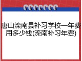 唐山滦南县补习学校一年费用多少钱(滦南补习年费)