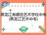黑龙江有哪些艺术学校中专(黑龙江艺术中专)