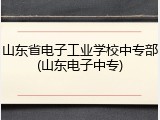山东省电子工业学校中专部(山东电子中专)