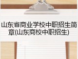 山东省商业学校中职招生简章(山东商校中职招生)