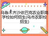 乌鲁木齐沙依巴克农业职高学校如何招生(乌市农职校招生)