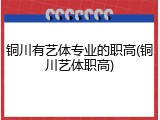 铜川有艺体专业的职高(铜川艺体职高)