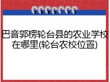 巴音郭楞轮台县的农业学校在哪里(轮台农校位置)