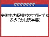 安徽电力职业技术学院学费多少(皖电院学费)
