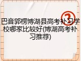 巴音郭楞博湖县高考补习学校哪家比较好(博湖高考补习推荐)