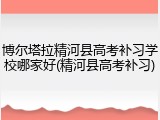 博尔塔拉精河县高考补习学校哪家好(精河县高考补习)