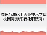 濮阳石油化工职业技术学院校园网(濮阳石化职院网)