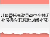 吐鲁番托克逊县高中全封闭补习机构(托克逊封闭补习)