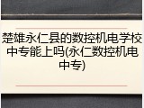 楚雄永仁县的数控机电学校中专能上吗(永仁数控机电中专)