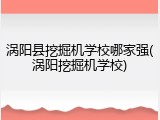 涡阳县挖掘机学校哪家强(涡阳挖掘机学校)