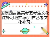 固原西吉县高考艺考生文化课补习班推荐(西吉艺考文化补习)