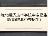 皖北经济技术学校中专招生简章(皖北中专招生)