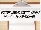 鹤岗东山技校数控学费多少钱一年(鹤岗数控学费)