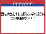 西安城市科技职业学校照片(西安职校照片)