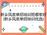 新乡凤泉单招培训班哪家好(新乡凤泉单招培训优选)