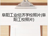 阜阳工业经济学校照片(阜阳工校照片)