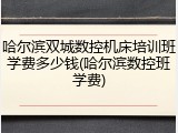 哈尔滨双城数控机床培训班学费多少钱(哈尔滨数控班学费)