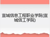 宣城信息工程职业学院(宣城信工学院)