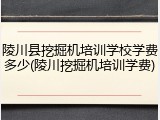 陵川县挖掘机培训学校学费多少(陵川挖掘机培训学费)