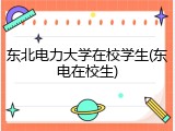 东北电力大学在校学生(东电在校生)