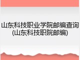 山东科技职业学院邮编查询(山东科技职院邮编)