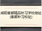 咸阳秦都精品补习学校地址(秦都补习校址)