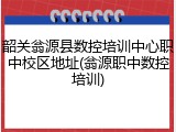 韶关翁源县数控培训中心职中校区地址(翁源职中数控培训)
