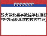 鹤岗萝北县学数控学校推荐技校吗(萝北数控技校推荐)
