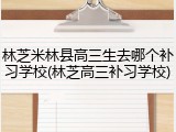 林芝米林县高三生去哪个补习学校(林芝高三补习学校)