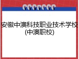 安徽中澳科技职业技术学校(中澳职校)