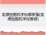 龙潭挖掘机学校哪家强(龙潭挖掘机学校推荐)