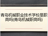 青岛机械职业技术学校是职高吗(青岛机械职高吗)