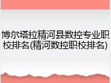 博尔塔拉精河县数控专业职校排名(精河数控职校排名)