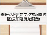 贵阳经济贸易学校龙洞堡校区(贵阳经贸龙洞堡)