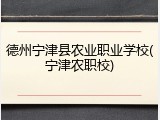 德州宁津县农业职业学校(宁津农职校)