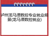 泸州龙马潭数控专业就业前景(龙马潭数控就业)