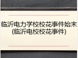 临沂电力学校校花事件始末(临沂电校校花事件)