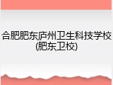 合肥肥东庐州卫生科技学校(肥东卫校)