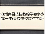 沧州青县技校数控学费多少钱一年(青县技校数控学费)