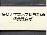 清华大学美术学院自考(清华美院自考)
