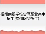 梧州商贸学校官网职业高中招生(梧州职高招生)