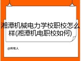 湘潭机械电力学校职校怎么样(湘潭机电职校如何)