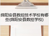 绵阳安县数控技术学校有哪些(绵阳安县数控学校)