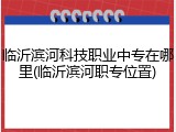 临沂滨河科技职业中专在哪里(临沂滨河职专位置)