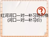 红河河口一对一补习班价格(河口一对一补习价)