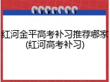 红河金平高考补习推荐哪家(红河高考补习)