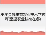 巫溪县哪里有农业技术学校啊(巫溪农业技校在哪)