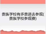 贵族学校有多贵进去参观(贵族学校参观费)