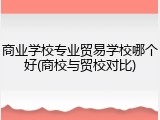 商业学校专业贸易学校哪个好(商校与贸校对比)